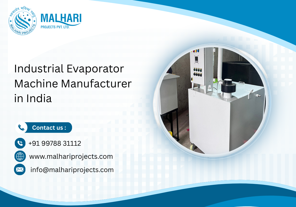 Industrial Evaporator Machine Manufacturer in India