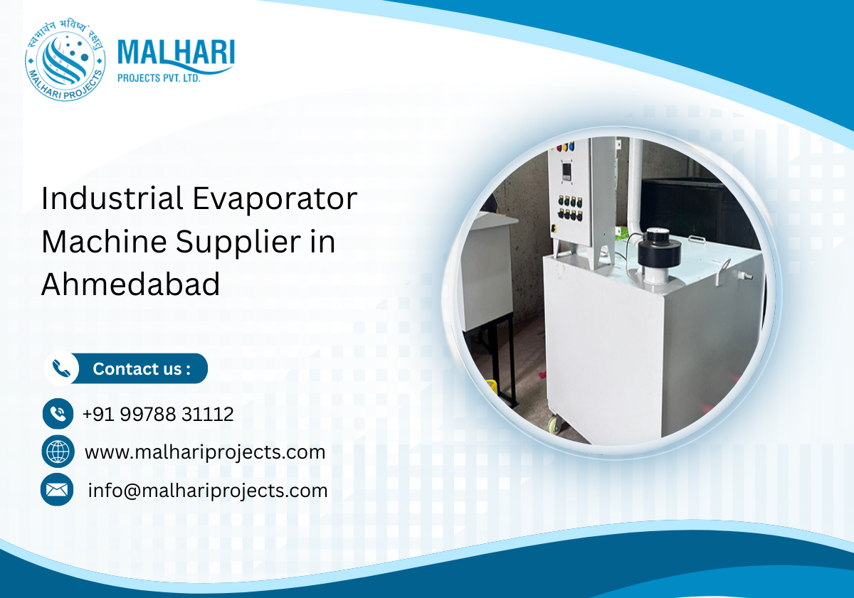 Industrial Evaporator Machine Supplier in Ahmedabad