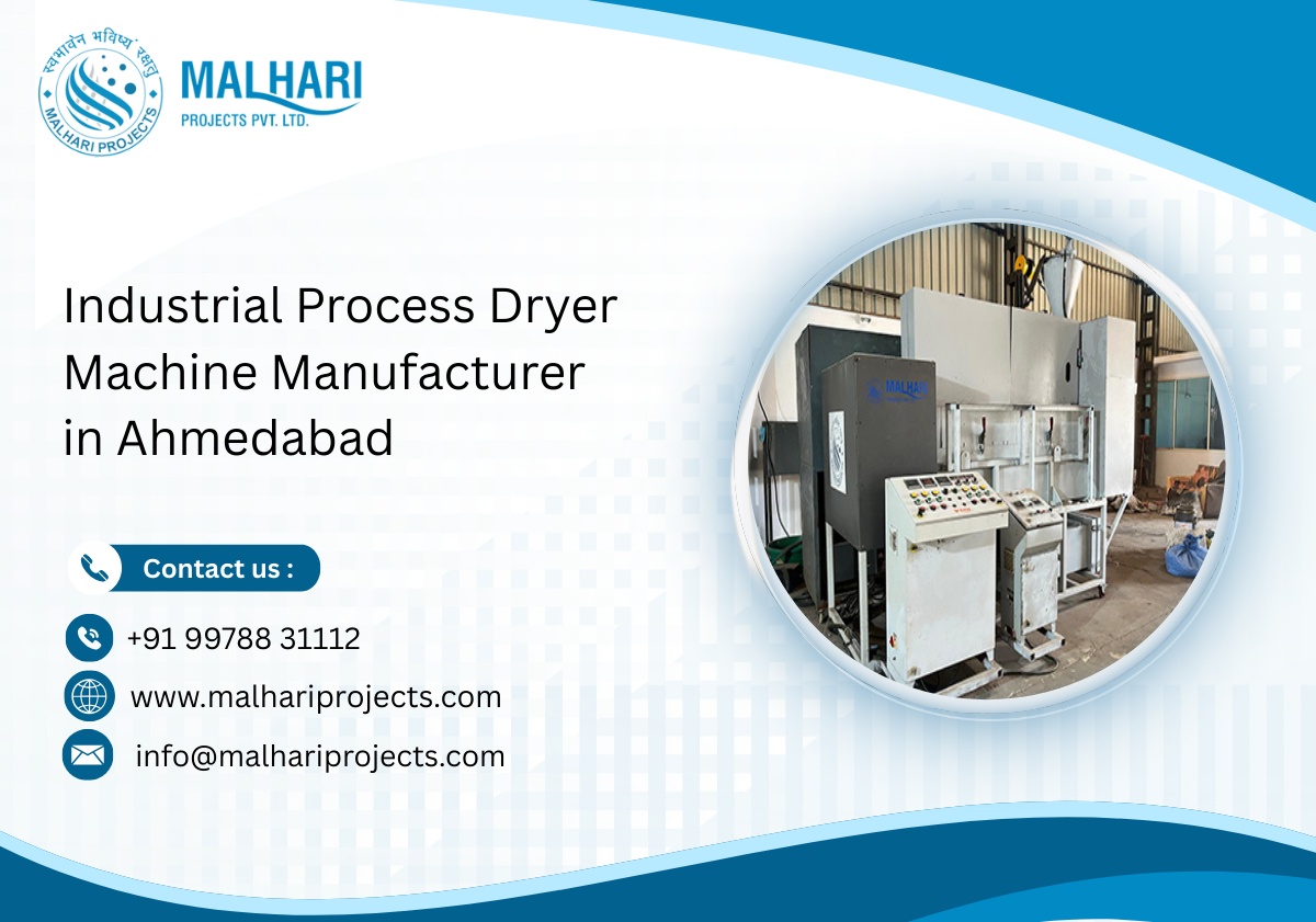 Industrial Process Dryer Machine Manufacturer in Ahmedabad