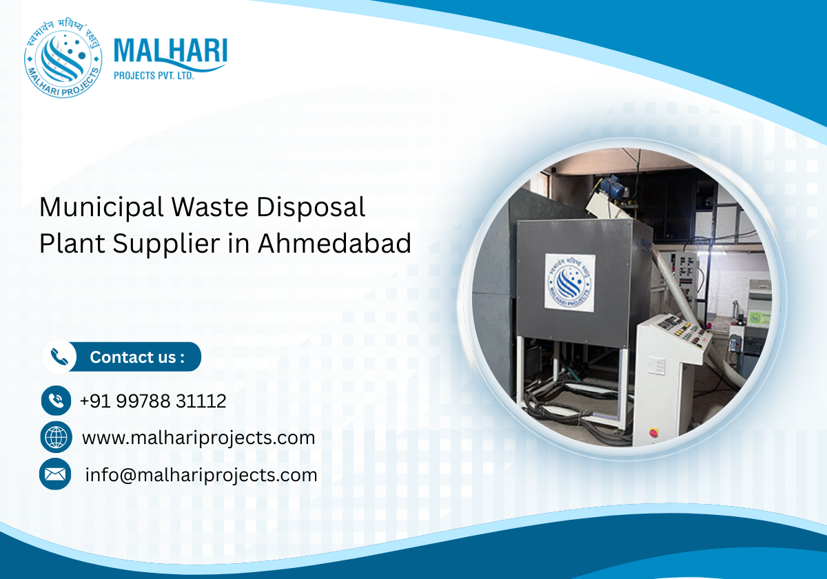Municipal Waste Disposal Plant Supplier in Ahmedabad