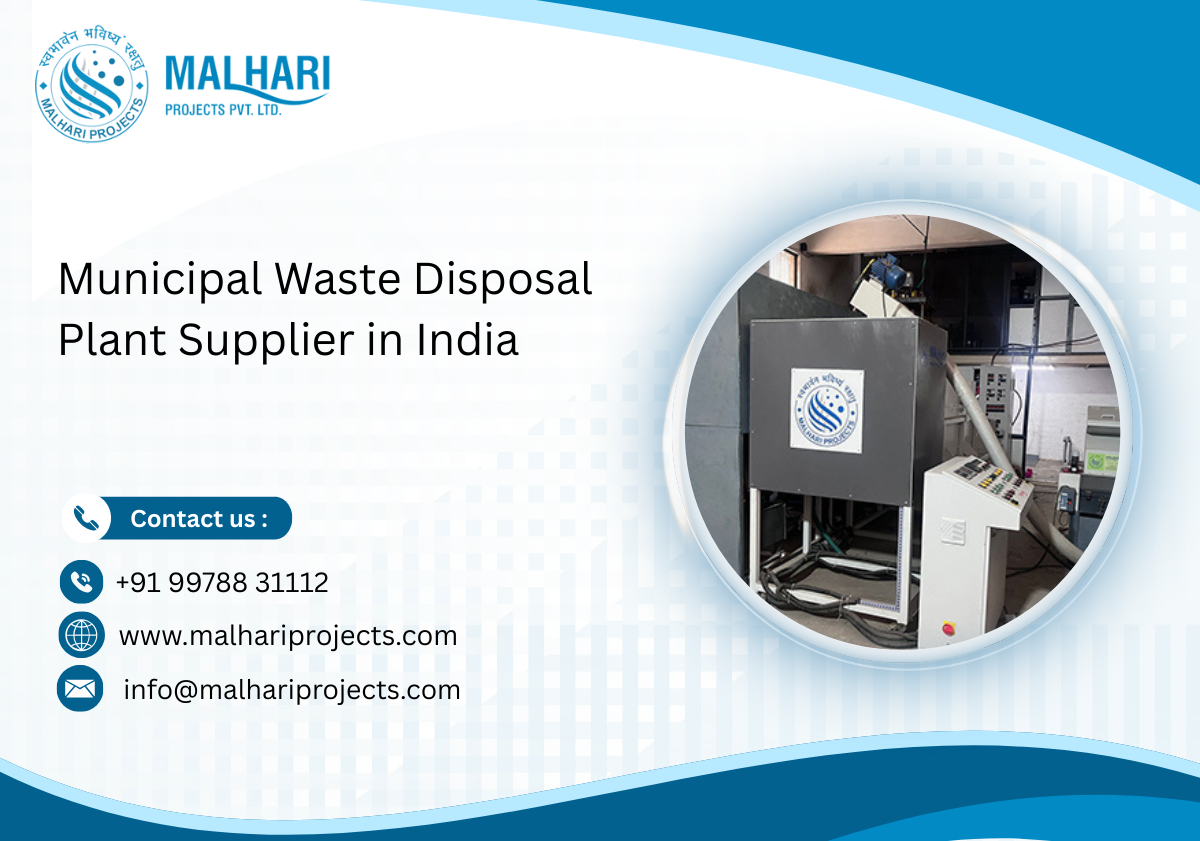 Municipal Waste Disposal Plant Supplier in India