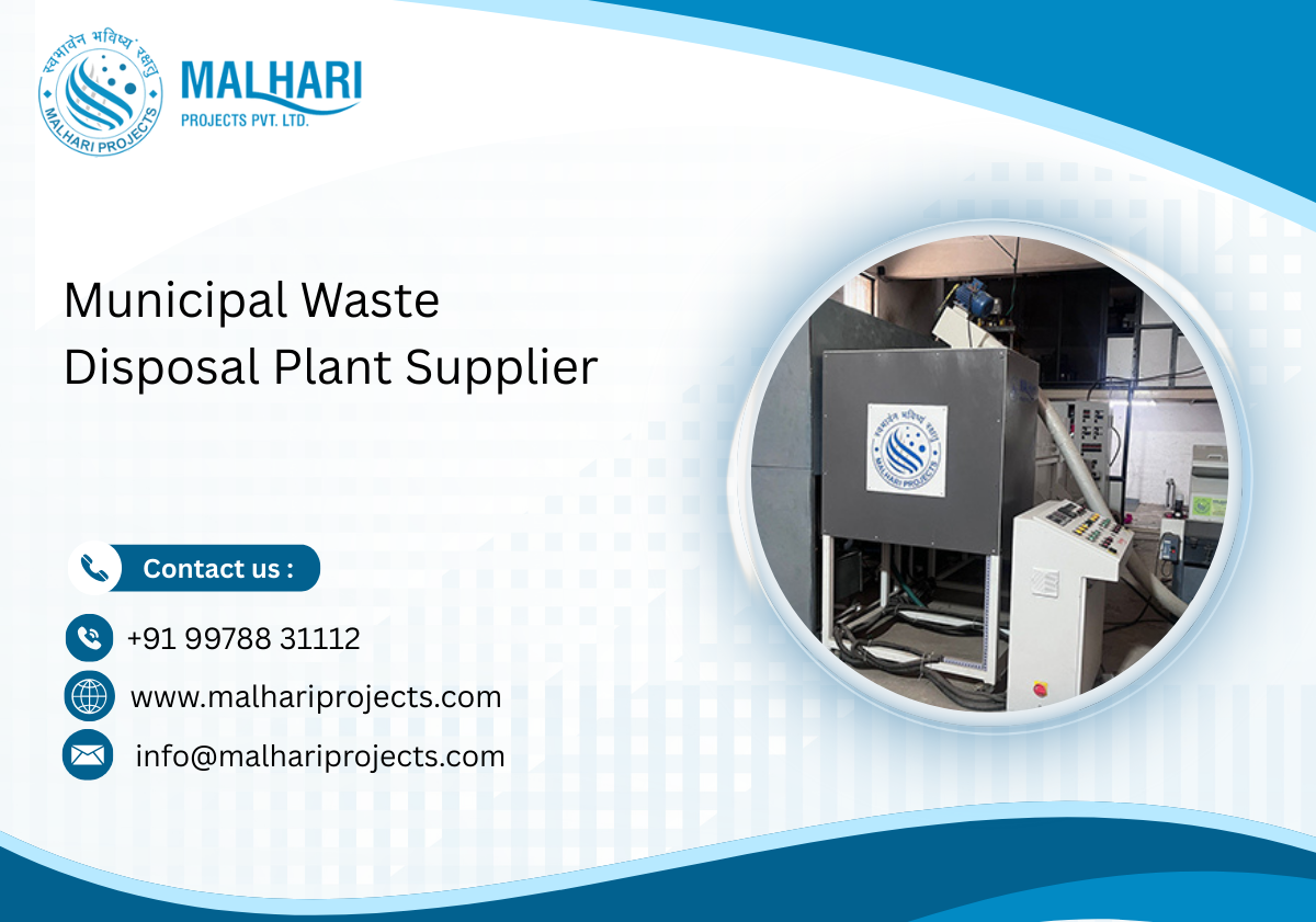 Municipal Waste Disposal Plant Supplier