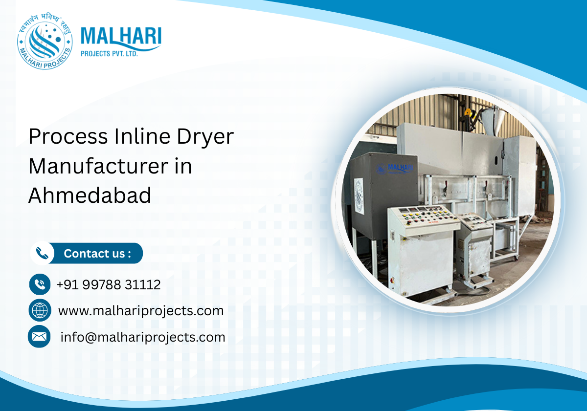 Process Inline Dryer Manufacturer in Ahmedabad