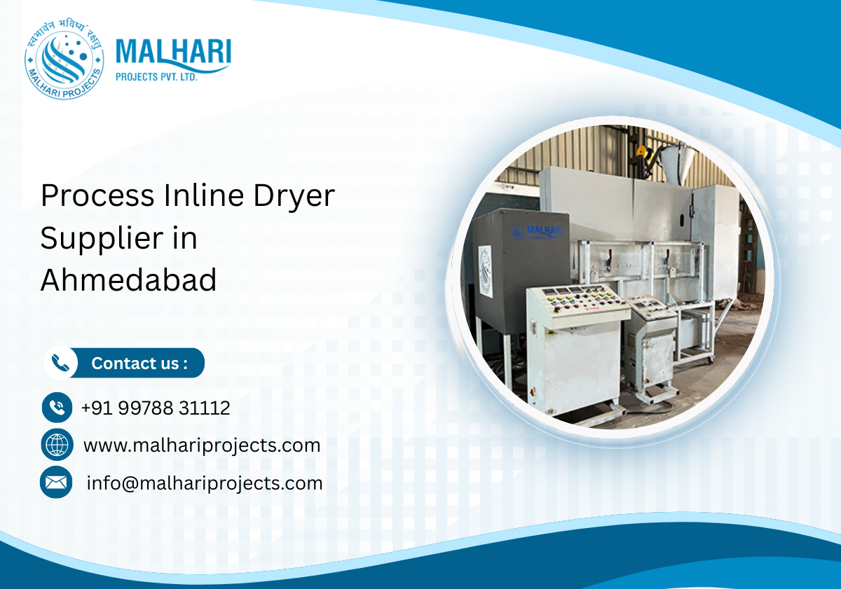 Process Inline Dryer Supplier in Ahmedabad