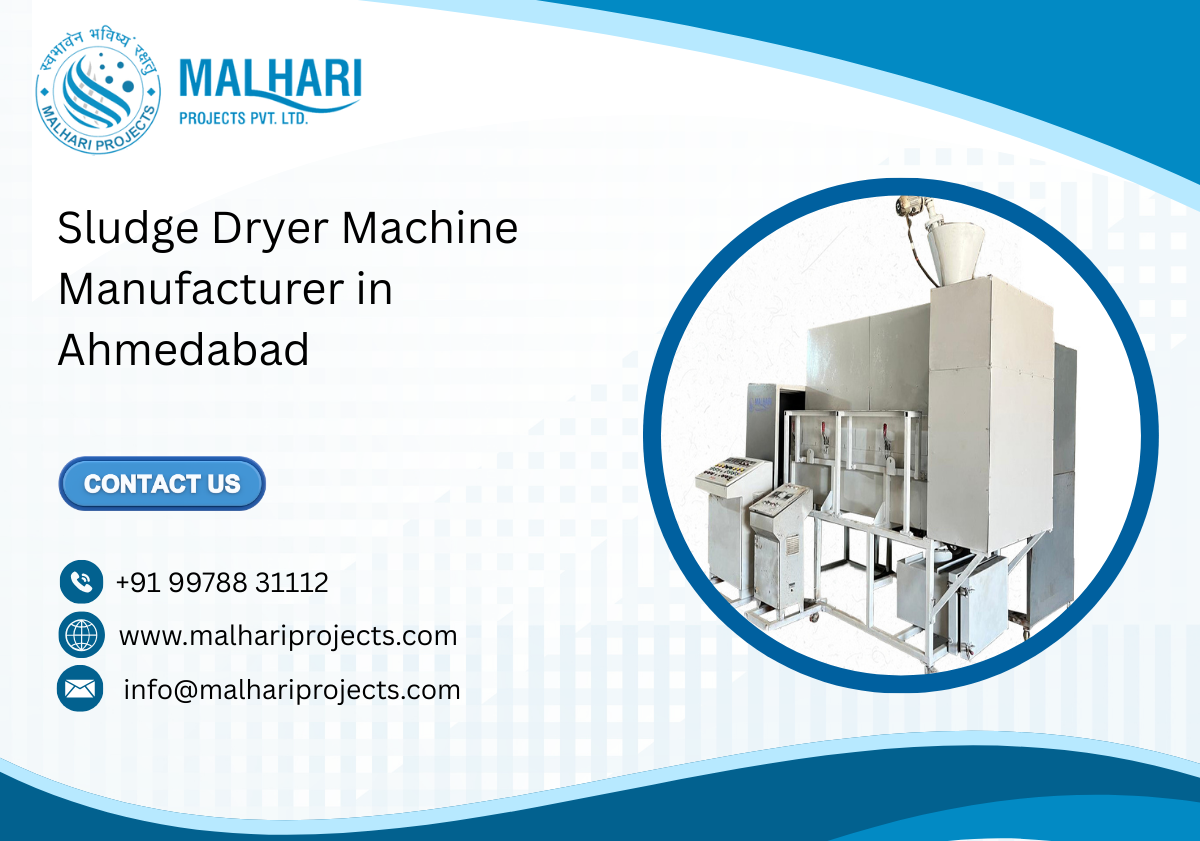Sludge Dryer Machine Manufacturer in Ahmedabad