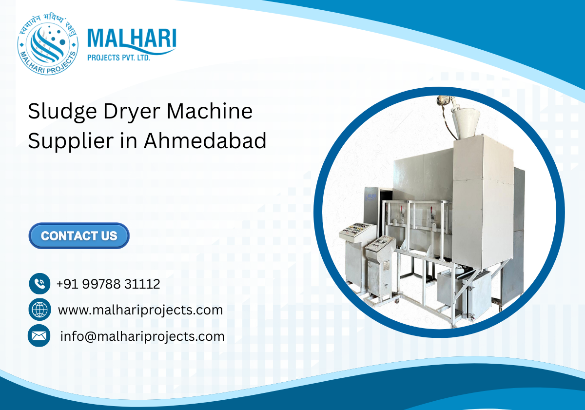 Sludge Dryer Machine Supplier in Ahmedabad